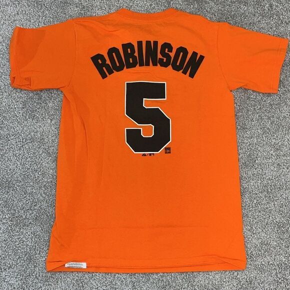 Brooks Robinson #5 Baltimore Orioles MLB Majestic Authentic MLB Jersey shirt S - Picture 1 of 2